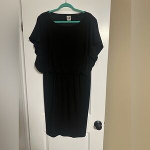 Anne Klein Classic Black Midi Dress